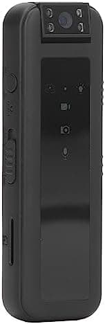 Mini Kamera na Ciało, Obracany Obiektyw o 180 ° 1080P HD Poręczna Kamera Policyjna na Ciało Przenośny Rejestrator Wideo z Noktowizorem, Osobisty Mały Aparat Bezpieczeństwa