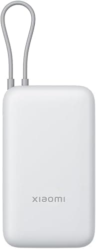 Xiaomi 22,5 W strömbank 20 000 mAh (integrerad kabel) ljusgrå"