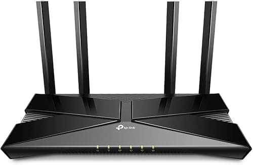 TP-Link Archer AX53 – Router Wi-Fi 6 AX3000, Dual Band, 160 MHz & 1024-QAM, 1×Gigabit WAN + 4×LAN, 4 anteny z Beamforming, OFDMA, OneMesh, HomeShield, 3 Gb/s do streamingu i gier