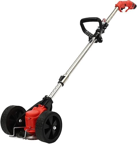 Elektryczna kosiarka do trawy, uchwyt D, 2-kołowa kosiarka elektryczna 3 w 1, z możliwością ponownego ładowania, do pielęgnacji trawników i prac ogrodowych