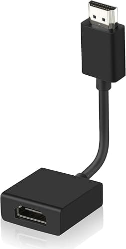 AXFEE Przedłużacz HDMI, 12 cm, adapter HDMI na HDMI, przedłużacz, obsługuje 4K 60 Hz, ARC, HEC, HDR, do TV Stick, Chromecast, Roku, konsoli, HDTV