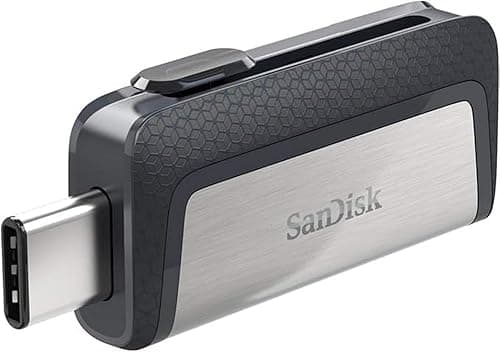 SanDisk 256GB Ultra Dual Drive USB Type-C Flash Drive, for smartphones, tablets, Macs and computers