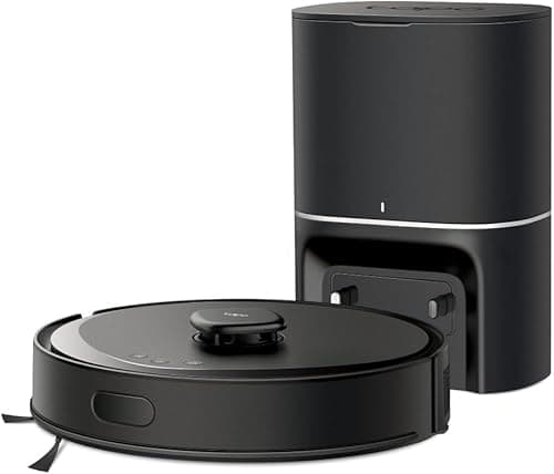 TP-Link Tapo RV30 Max Plus – Robot odkurzająco-mopujący z autoopróżnianiem, 5300Pa, nawigacja LiDAR, mapowanie, obsługa wielu pięter, sterowanie głosowe – idealny do sierści i podłóg twardych