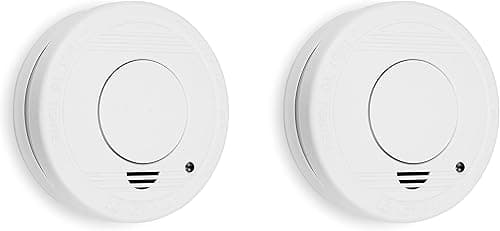 Smartwares Czujnik dymu – czujnik optyczny – atest TÜV – wymienna bateria 1 rok – 10 lat żywotności – przycisk testowy – 85 dB – 10.048.28