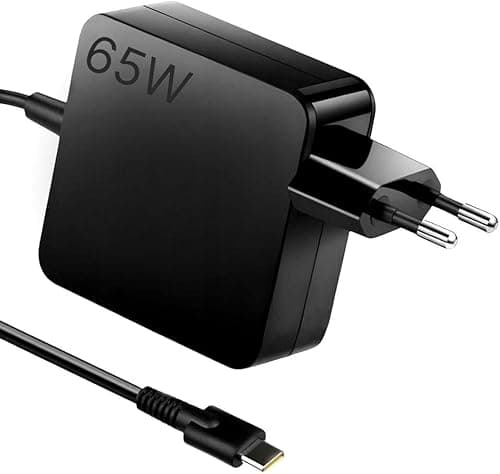 65W Ładowarka USB C do laptopów kompatybilna z MacBook Air/Pro, Dell XPS 13/15, Latitude 5300/5400/5410/7390/7490, Lenovo, HP Spectre x360, Envy x360, EliteBook 830/840/850, ASUS ZenBook, Acer