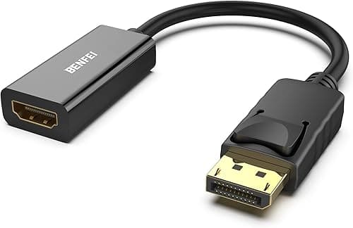 Benfei Displayport Hdmi 000095black Adapter, Czarny, 15 cm