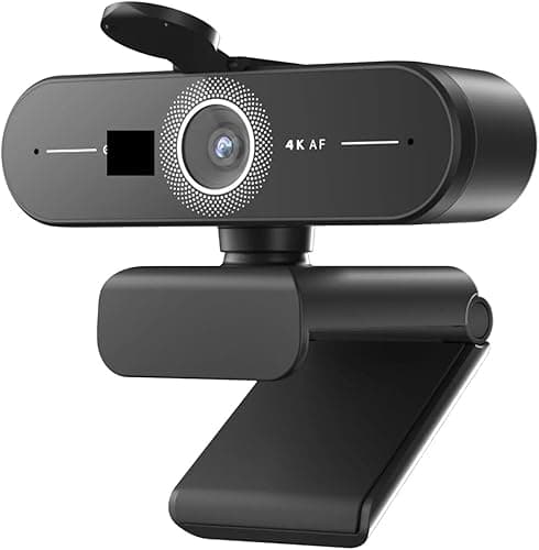 4K Ultra HD Webcam 1080P 60fps Web Camera EMEET C60E Autofocus USB Computer for Live Streaming/Video Call/Conference
