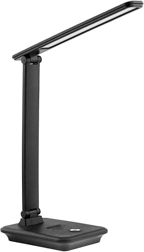 Maclean MCE614 B Lampka Biurkowa LED Max 9W 220-240V AC Możliwość Zmiany Barwy Ściemnialna 450lm