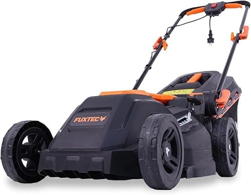 Kosiarka elektryczna FUXTEC z kablem FX-RME38-38cm z koszem na trawe 40L - tylko 12kg - wysokosc koszenia 20-70mm - 1600Watt & 220V