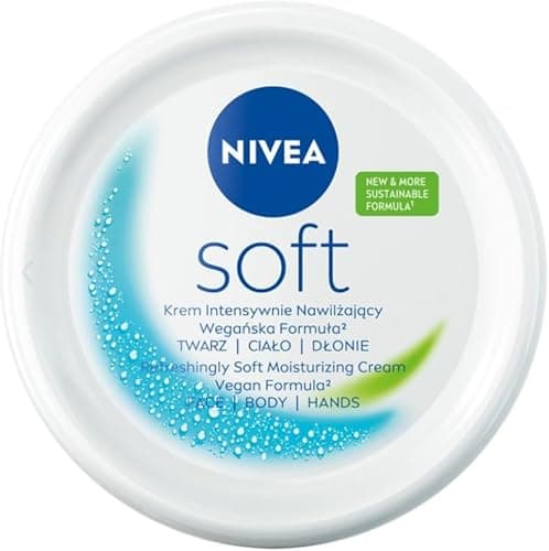 NIVEA Soft Intensywnie nawilżający krem do twarzy, ciała i rąk 200 ml