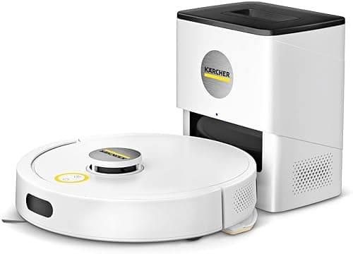 Kärcher robot sprzątający RVC 3 Comfort Extra, 15 000 Pa, do 130 min pracy, sterowanie przez aplikację, mapowanie, nawigacja laserowa, czujniki upadku, opróżnianie pojemnika na brud