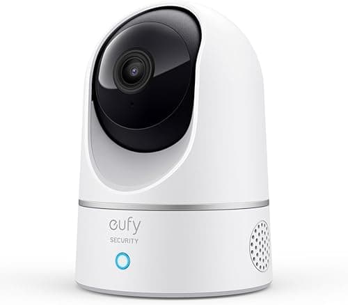 Solo IndoorCam E220 (P24) eufy Security, kamera 2K obrót i pochylenie, kamera bezpieczeństwa domowego, wewnętrzna kamera Wi-Fi na wtyczkę, AI człowieka i zwierzęcia, asystentem głosowym(odnowiona)