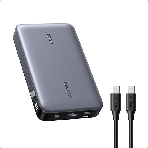 UGREEN 100W Power Bank 20000mAh zewnętrzna bateria z 3 portami kompatybilna z MacBook Pro/Air, iPhone 15 Pro Max/Pro/15/14 Pro, Galaxy S23 Ultra, Dell