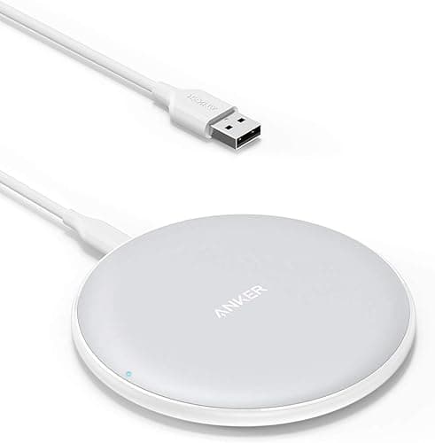 Anker 313 Wireless Charging Pad, Qi-Certified 10W Max for iPhone 15/15 Pro/15 Pro Max/14/13/12/11, SE 2020, AirPods (Without Power Supply) (biały)