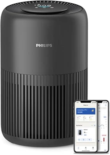 Philips Oczyszczacz powietrza serii 900, HEPA NanoProtect + filtr z węglem aktywnym, CADR 250 m³/h dla alergików 65 m², cichy, inteligentny i energooszczędny (AC0951/13)