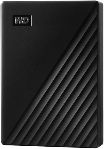 WD 5 TB My Passport Portable HDD USB 3.0 with software for device management, backup and password protection - Black - Works with PC, Xbox and PS4