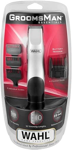 Wahl Groomsman 9906 Trymer Do Brody, Srebrny, 0,5 - 13 mm