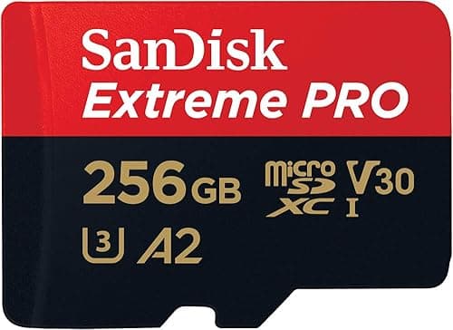 Sandisk Extreme Pro SDSQXCD-256G-GN6MA Karta Pamięci Microsd, Czarny, 256 GB