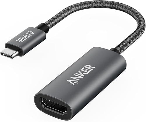 Adapter Anker USB C do HDMI (4K@60Hz), adapter 310 USB-C (4K HDMI), do MacBook Pro, MacBook Air, iPad Pro, Pixelbook, XPS, Galaxy i innych (kompatybilny z portami Thunderbolt 3)