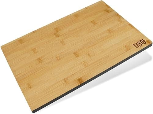 Tasty Bambusowa Deska do Krojenia, Wytrzymały Bambus do Siekania i Gotowania, Wędlin, Przystawek, Kanapek, Chleba, 35.5 x 25 X