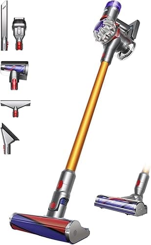 Bezprzewodowy odkurzacz pionowy Dyson V8™ Absolute (Srebro/Żółty)