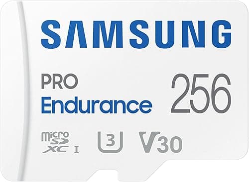 Samsung PRO Endurance 256 GB microSDXC UHS-I U3 100 MB/s karta pamięci do monitorowania wideo z adapterem (MB-MJ128KA)