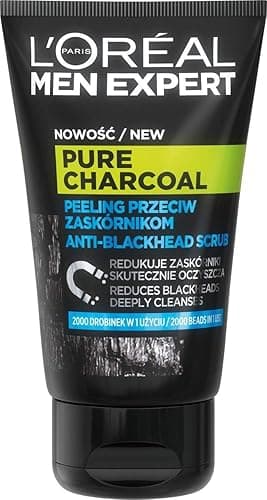 L'Oréal Paris Men Expert Pure Charcoal Peeling do twarzy przeciw zaskórnikom, 100 ml