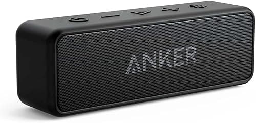 SoundCore 2 Anker głośnik Bluetooth(odnowiona), ogromny z dwoma przetwornikami basowymi, akumulator 24 h, ulepszona ochrona przed wodą IPX7, bezprzewodowy, do iPhone'a, Galaxy itd.