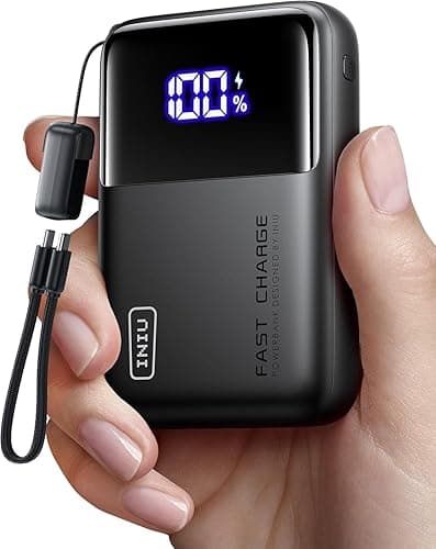 INIU Powerbank do laptopa, mały 65 W, PD3.0, 20000 mAh, powerbank, USB-C wł./wynos, zewnętrzny akumulator kompatybilny z MacBook Pro, Steam Deck, iPhone 17 16 15 Pro, Samsung S22, iPad Pro itd.
