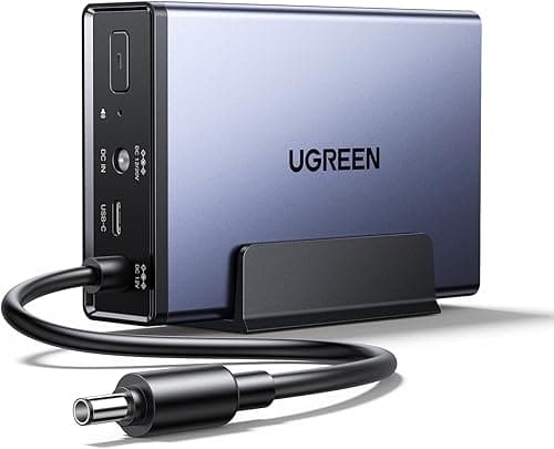 UGREEN NAS UPS, zasilacz awaryjny DC 120W z ochroną przed przepięciami, akumulator 12000mAh – kompatybilny wyłącznie z NAS DXP2800, DXP4800 Pro, DXP4800 Plus, DXP480T Plus, DH2300, DH4300 Plus