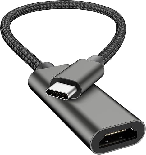 Adapter USB C na HDMI 4K 60 Hz, USB typu C z obsługą Thunderbolt 3/4 na HDMI Converter - kompatybilny z iPhone 16/15 Pro, MacBook Pro/Air, iPad Pro/Air, Samsung Galaxy S, Surface Pro