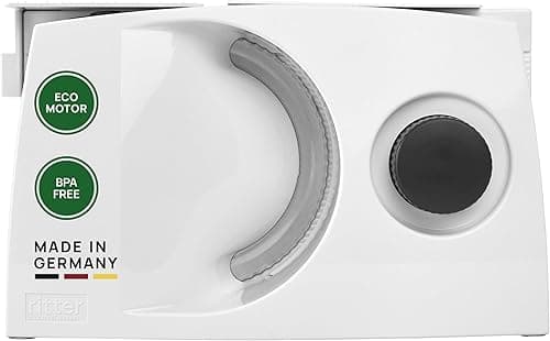 Ritter markant 01 składana elektryczna krajalnica do chleba, wędlin i sera z silnikiem ECO, Made in Germany