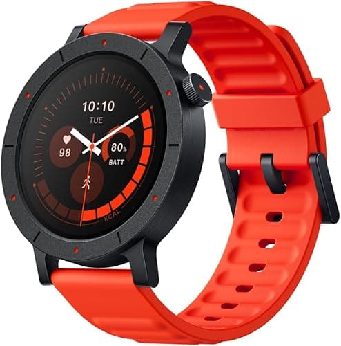 CMF by Nothing Smartwatch Watch 3 Pro z wyświetlaczem AMOLED 1,43 cala, dwuzakresowy GPS, połączenia Bluetooth z redukcją szumów AI, zaawansowane monitorowanie tętna i snu - pomarańczowy