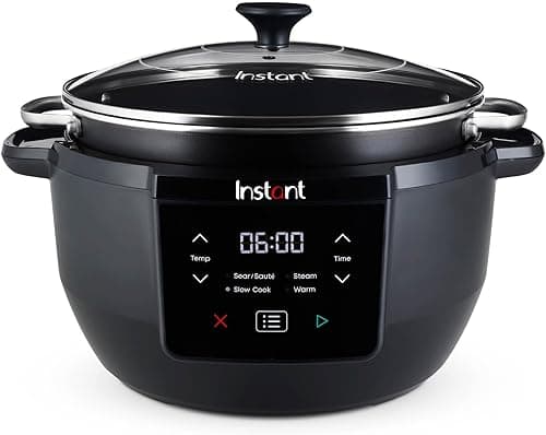 Instant Pot Superior Slow Cooker/wolnowar, 7,1 l wielofunkcyjna kuchenka / 4 funkcje gotowania (gotowanie na miękko, smażenie, gotowanie na parze i funkcja utrzymywania ciepła), nadaje się do mycia w