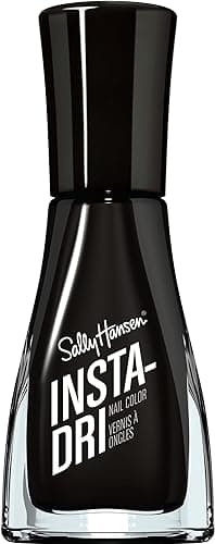 Sally Hansen Insta-Dri szybkoschnący profesjonalny lakier do paznokci, długotrwały efekt manicure, 9,17 ml, 573 Black To Black