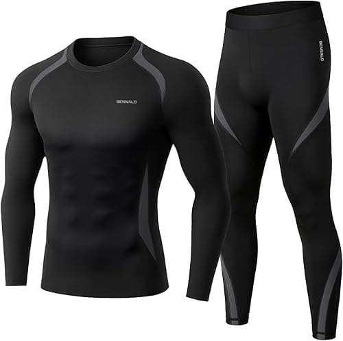 Bielizna termiczna dla mężczyzn, bielizna narciarska na zimę, zestaw bielizny termoaktywnej, ciepła miękka, bielizna funkcyjna, oddychająca bielizna termiczna, podkoszulek termiczny dla mężczyzn