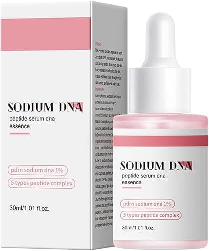 PDRN Pink Peptide Serum 30 ml - Serum do twarzy z DNA łososia - Nawilżające i rozświetlające koreańskie serum do pielęgnacji skóry dla mężczyzn i kobiet