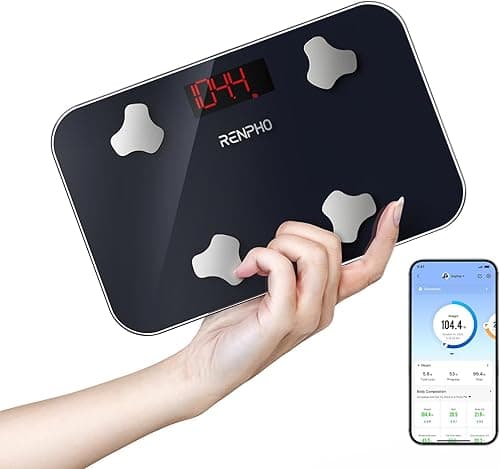 RENPHO Bluetooth Body Fat Scale Mini inteligentna waga ważąca Cyfrowa waga ciała Wagi łazienkowe Wagi BMI