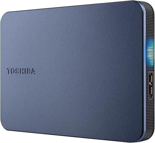 Toshiba HDTX220EK3AA zewnętrzny dysk twardy 2 TB 2.5 USB typ A 3.2 Gen 1 [3.1 Gen 1], czarny (CANVIO GAMING 2TB DARK GREY)