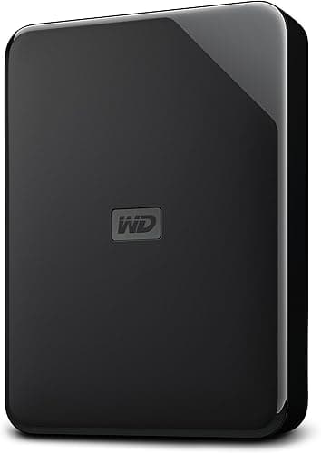 WD Elements AE 5TB, przenośny zewnętrzny dysk twardy, SuperSpeed USB 3.2 Gen 1/USB 3.0, Plug-and-Play, sformatowany dla systemu Windows, czarny
