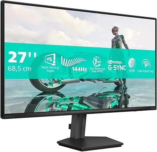 Philips 27M2N3200NF 27-calowy monitor FHD, 144 Hz, IPS, 1ms MPRT, synchronizacja adaptacyjna, G-Sync Comp., HDR10, (1920x1080, HDMI 1x 2.0, DP 1x 1.4), czarny