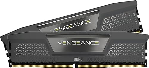 CORSAIR VENGEANCE DDR5 32GB (2x16GB) DDR5 6000MHz CL36 AMD EXPO Intel XMP iCUE Kompatybilna Pamięć Komputerowa – Szara (CMK32GX5M2E6000Z36)