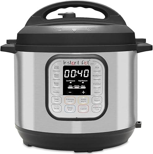 Instant Pot Duo 80 Wolnowar, Czarny/Srebrny, 8 l
