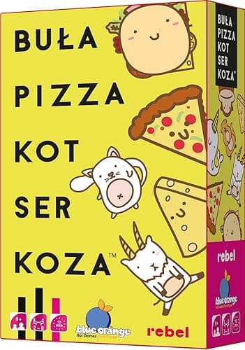 Blue Orange, Gra karciana Buła, Pizza, Kot, Ser, Koza