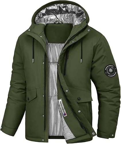 Męskie wodoodporne kurtki zimowy wyściełany płaszcz outdoorowy ciepła kurtka narciarska z kapturem wiatroszczelna softshell z wieloma kieszeniami wędrówki górskie