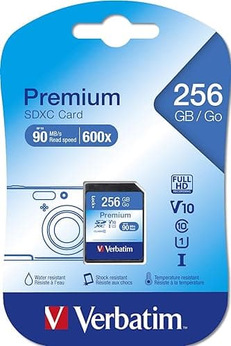 Verbatim 44026 Karta pamięci Premium SDXC 256 GB (klasa 10)