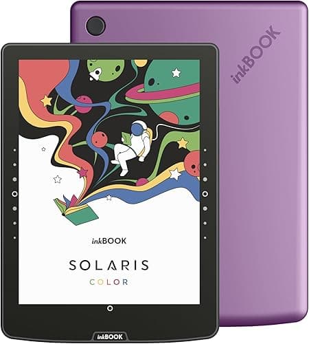 inkBOOK Solaris Color Violet | 6” czytnik ebooków | podświetlany ekran | aplikacje Kindle, Legimi, Empik Go Wattpad | audiobooki i TTS | bez reklam | polskie menu