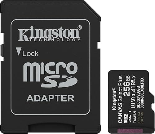Kingston Canvas Select Plus Karta pamięci microSD 256GB microSDXC Gen3 150MB/s A1 Adapter SD w zestawie - SDCS3/256GB
