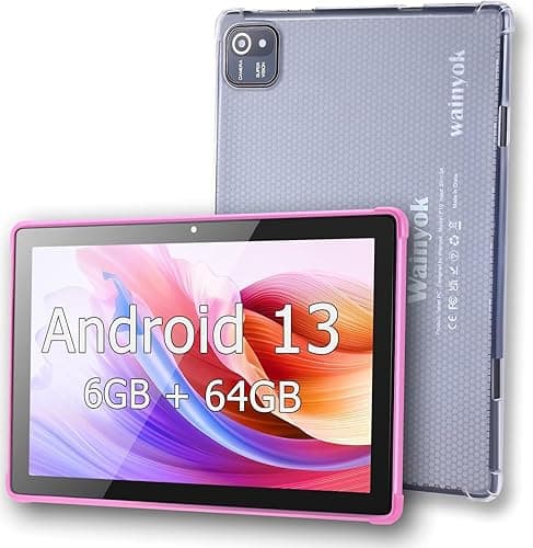10,1-calowy tablet z systemem Android dla dzieci: 6 GB + 64 GB 1 TB Rozszerz tablet z procesorem Octa-Core 2,0 GHz | Podwójne aparaty 5 MP + 8 MP, ekran HD IPS, WiFi 2,4 G/5G, Bluetooth 5.0