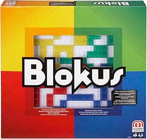 Mattel Games BJV44 - Blokus Classic, gra planszowa dla 2-4 graczy, czas gry: ok 30 minut, od 7 lat wzwyż